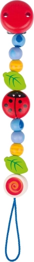 Heimess pacifier chain ladybug