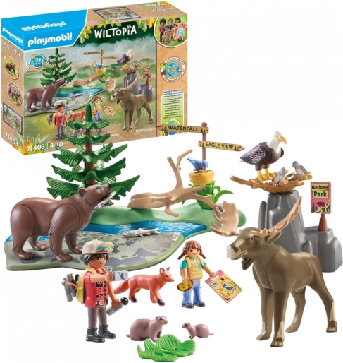Playmobil Wiltopia – životinje Sjeverne Amerike, set za slaganje 54 dijela