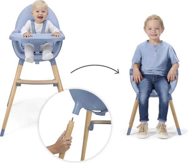 2u1: visoka hranilica i niska stolica u trenu