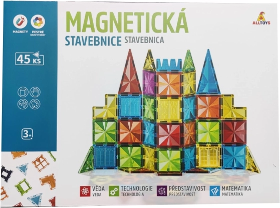 Magnetni građevni set za djecu 45 kom