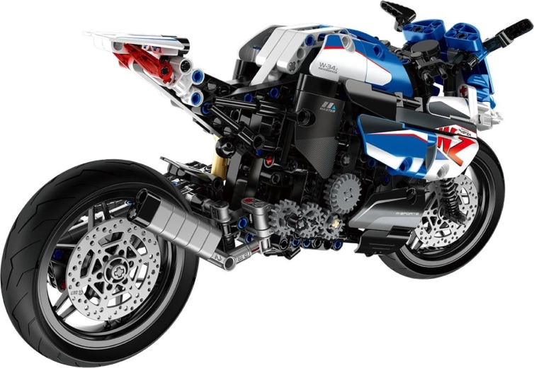 Detaljan sportski motocikl s mehaničkim izgledom