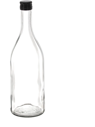 Boca BDR 500 ml s navojnim zatvaračem fi 25 (8 kom)