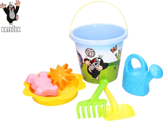 Pješčani set Krtko veliki 3,5 l plavi