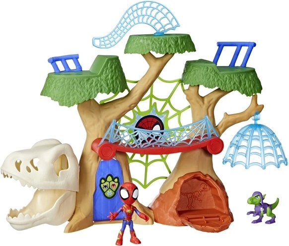 Igra s figuricama Spider-Mana i dinosaura