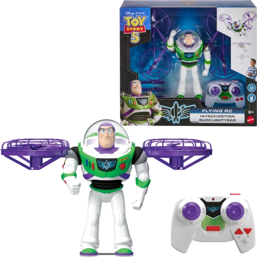 Mattel Disney Pixar Toy Story leteća RC figurica Buzz Svjetlosni (Buzz Lightyear) 18 cm