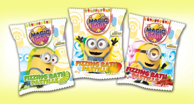 Šumeća kupelna tableta MINIONS za djecu