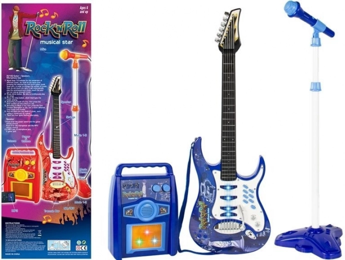 Dječja električna gitara s mikrofonom i pojačalom