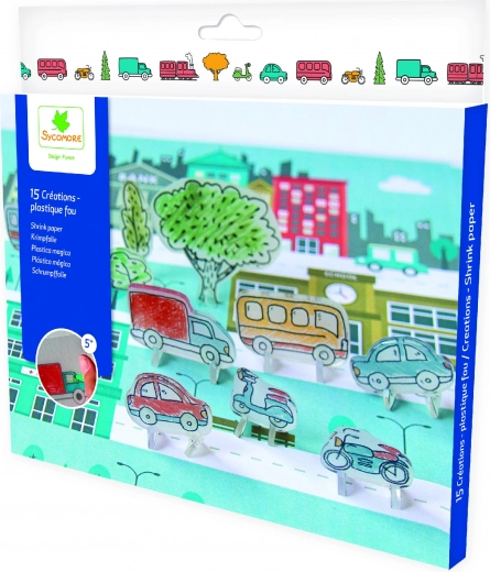 Pockets skupljajuća folija – kreativni set s prometnim sredstvima