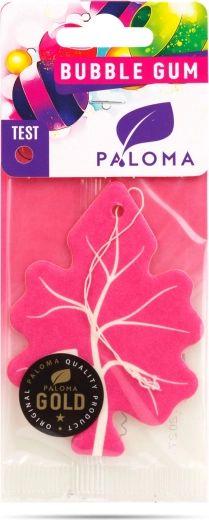 Paloma Gold Bubble Gum Air Freshener
