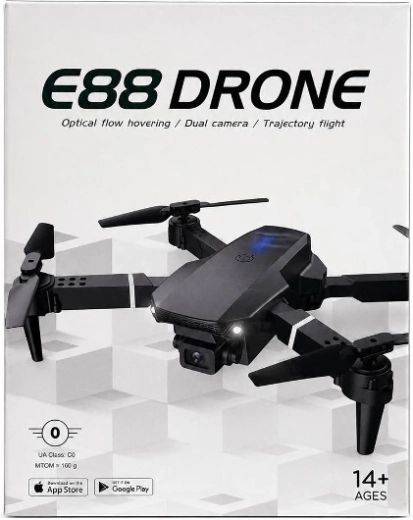 Dron E88 s dvostrukom kamerom i optičkim lebdenjem