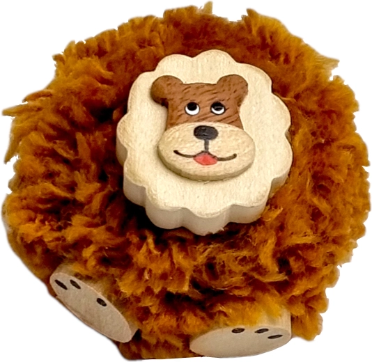 2KIDS TOYS drvena magnetić s pomponom – lav