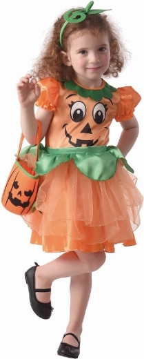 Children's pumpkin costume 92/104 cm