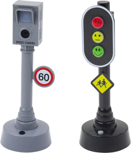 Semafor sa svjetlima i zvukovima za realistično igranje