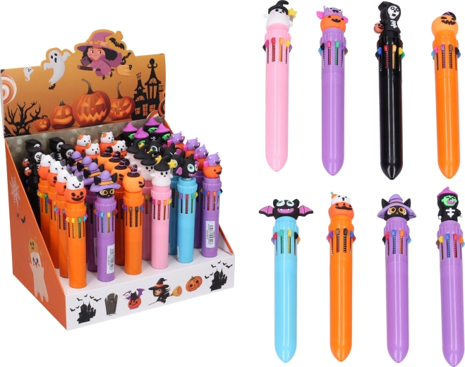 Višebojna kemijska olovka Halloween (10 boja) – 1 komad