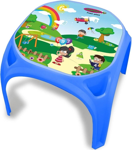 A colorful print kids enjoy