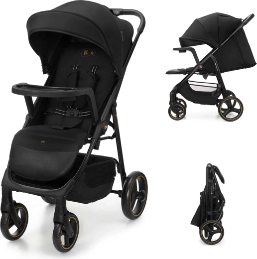 Kinderkraft sportska kolica Trig 3 s pladnjem onyx black