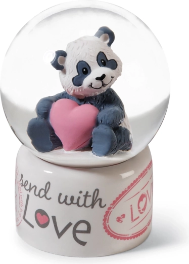 Preslatka panda Love s ružičastim srcem