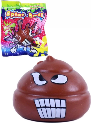 Squeeze sticky poop ball – water bomb 6 cm - 1 piece