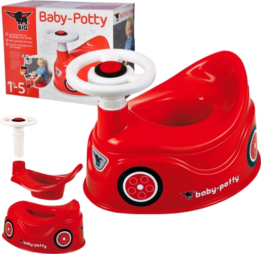 Dječja kahlica u obliku auta BIG New Bobby Car s volanom i trubom