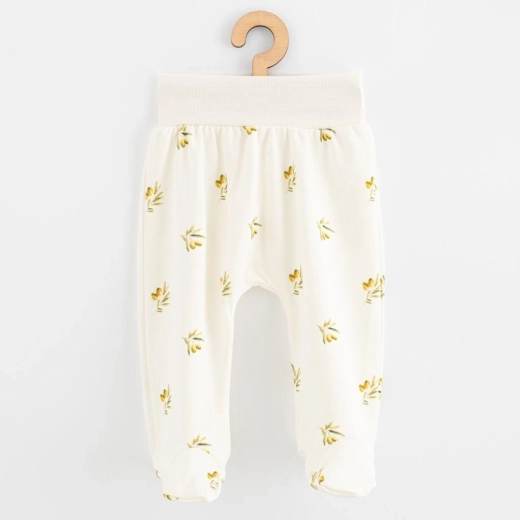 Dječje poludupke od organskog pamuka New Baby Masline