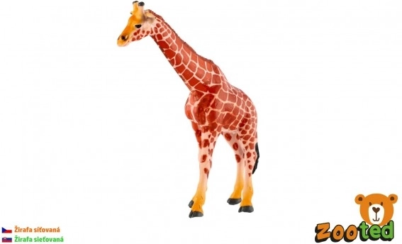 Plastična figurica mrežaste žirafe 17 cm
