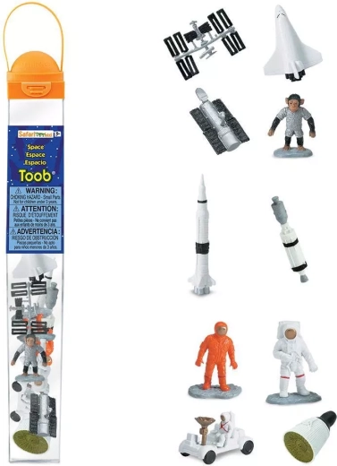 Safari Ltd. Toobs tube Space with 10 figurines