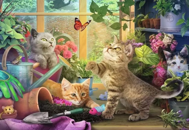 Ravensburger slagalica Mazna mačića XL 200 dijelova