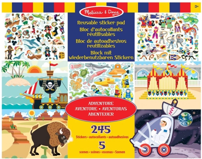 Melissa & Doug - Višekratno upotrebljive naljepnice Avantura