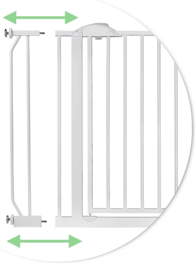 Širina 75–105 cm s praktičnim nastavcima