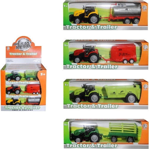 Traktor s prikolicom na zamašnjak (friction) pogon