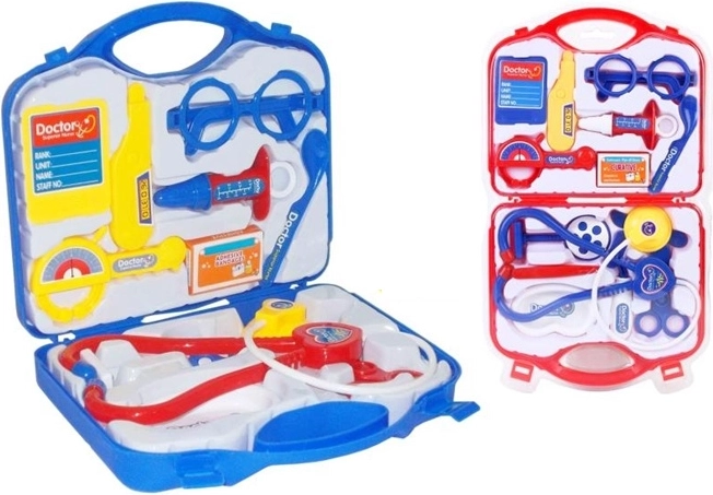 Children’s Doctor Set in a Carrying Case, 12 Pieces
