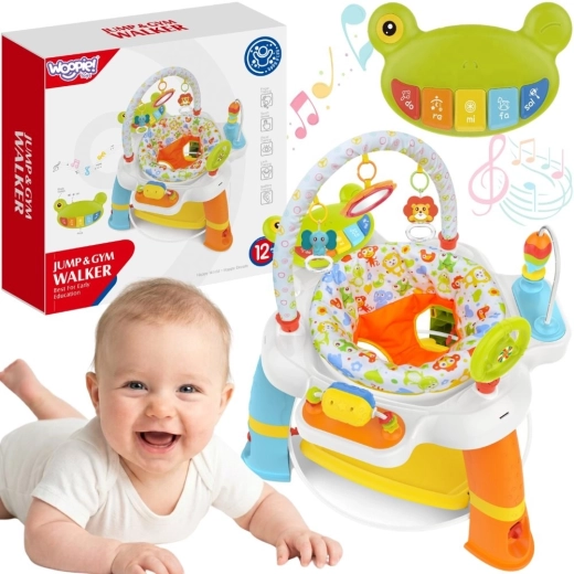 Woopie Baby interaktivni centar aktivnosti s rotirajućim sjedalom 12 mj.+