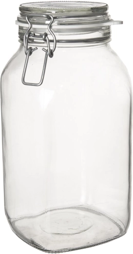 Staklena posuda s kopčom Gothika 2,5 l