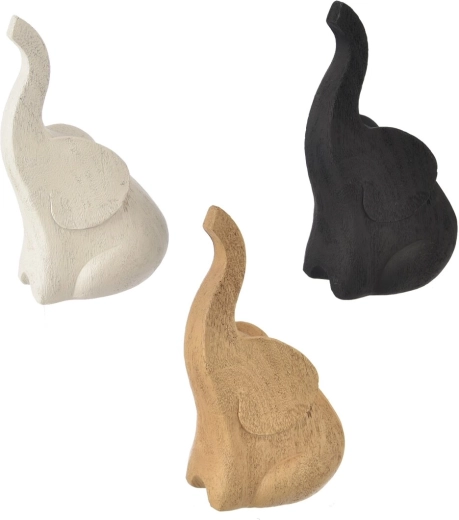 Dekorativna figurica slona od polyresina 17 cm (miks 3 varijante)