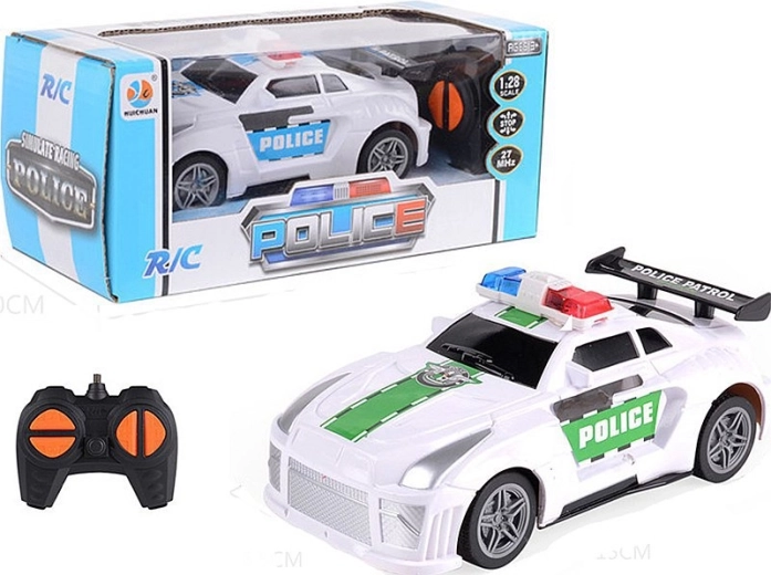 Adar RC policijski automobil na daljinsko upravljanje 27 MHz 1:28 - 1 kom
