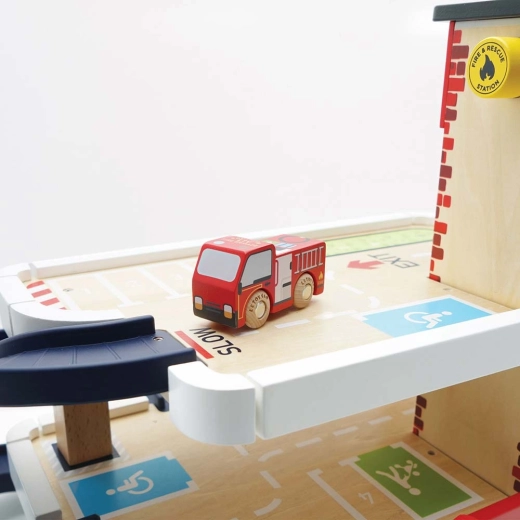 Moving lift, gate and bell with alarm