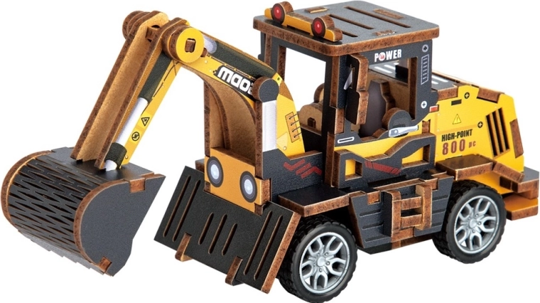 2Kids Toys 3D drvena slagalica bager