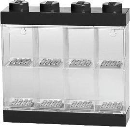 LEGO kolekcionarska vitrina za 8 minifigurica – crna
