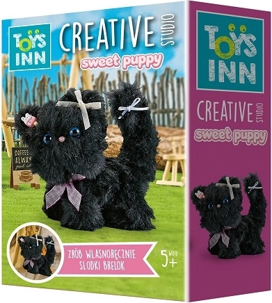 Stnux Sweet Puppy kreativni DIY set za privjesak – crna mačkica