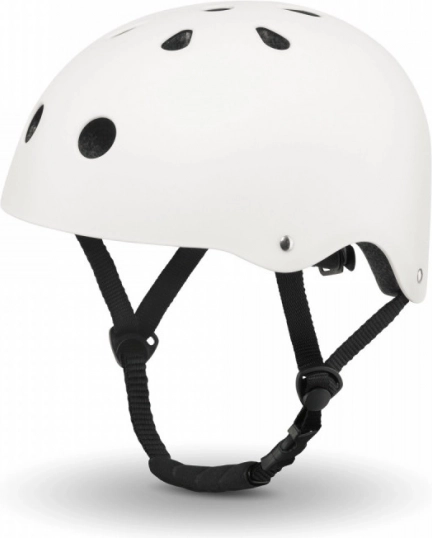 Dječja biciklistička kaciga Lionelo Helmet White