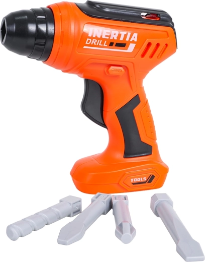 Manual drill with interchangeable bits