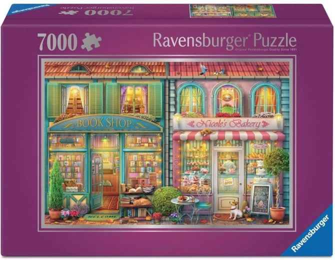 Ravensburger puzzle Knjižara i pekarnica 7000 dijelova