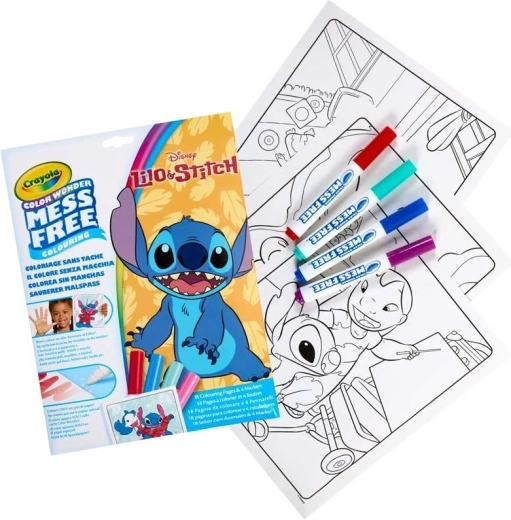 Crayola bojanke Lilo i Stitch Colour Wonder + 4 flomastera