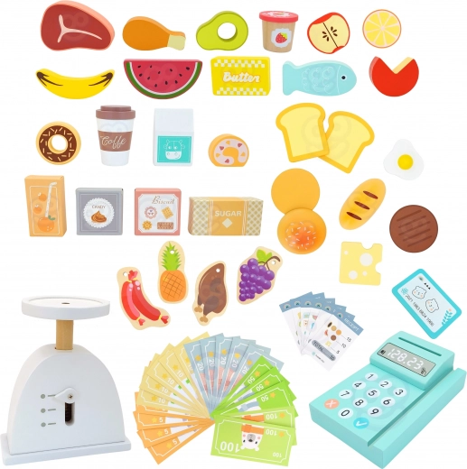 Realistic payment and weighing of goods