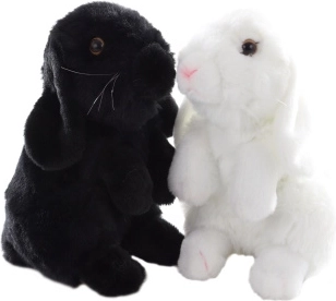 Eco-friendly plush bunny 20 cm - 1 piece