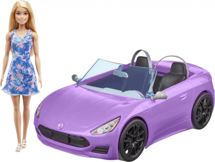 Barbie kabriolet i lutka