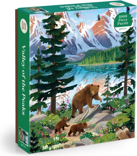 Galison Mountain Valley 1000-Piece Puzzle