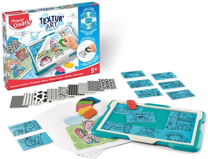 Maped Creativ Textur art kreativna ploča za precrtavanje