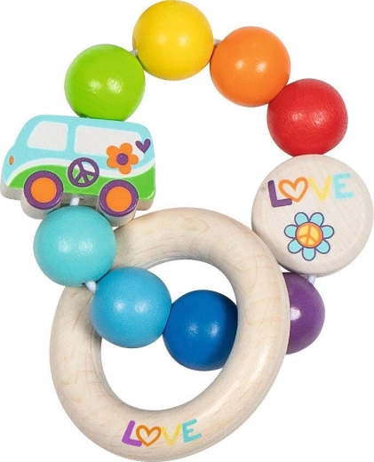 Elastic sensory ring – rainbow