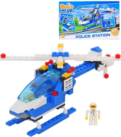 BuildMeUP građevinski set policijski helikopter 122 dijela